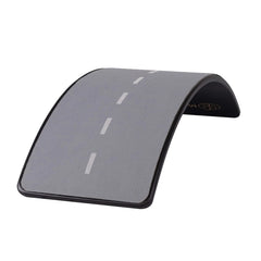 Tabla de equilibrio Meowbaby para niños, 80 x 30 cm, columpio de madera negro con fieltro gris - Tablas de equilibrio