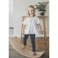 Meowbaby Balance Board für Kinder 80x30cm Holzschaukel Kleinkind Natur - Balance Boards