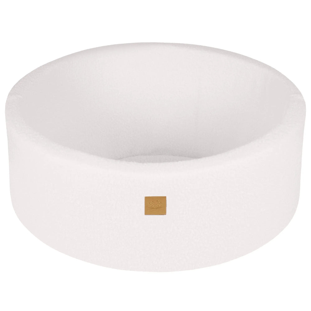 Meowbaby Boucle White Round Ball 90x30cm Without Balls - Dry Pools