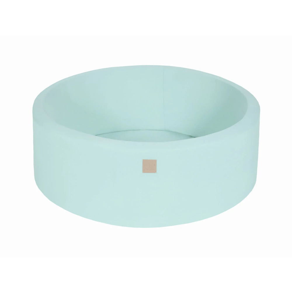 Meowbaby Children's Foam Round Ball 90x30cm Without Balls Certified Cotton Mint - Dry Pools