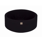 Meowbaby Detská Penová Guľôčková Jamka 90x30cm Bez Loptičiek Certifikovaná Bavlna čierna - Suché Bazény