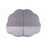 Meowbaby Children's Mat Cloud 160x160cm Folding Foam Play Certified Velvet Light Gray - Play Mats