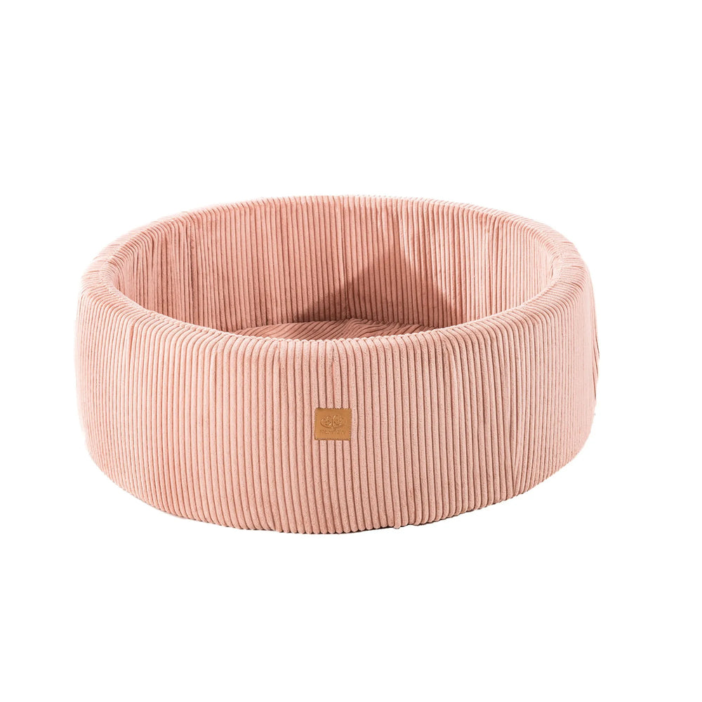 Meowbaby Aesthetic Children's Foam Ball Playpen 90x30cm Without Balls Certified Corduroy Pink - Dry Pools