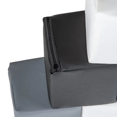 Meowbaby Měkké Pěnové Stavební Bloky 15x15cm Kostky Certifikované Bílá/černá/šedá - Hrací Soupravy