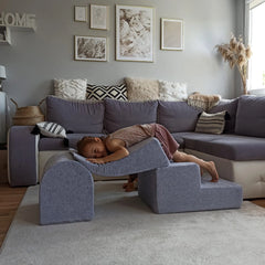 Meowbaby Penová 3-dielna Hracia Súprava s Bazénom na Loptičky - Suché Bazény