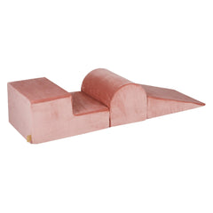 Meowbaby 3 Piece Foam Play Set Velvet Corduroy Apricot - Play Sets