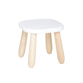 Sedia per bambini in legno - Set in legno e plastica - Kidozia