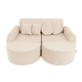 Modulárna Herná Pohovka Max - 12 Prvkov Slimcord - Sedacie Súpravy - Meowbaby