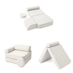 Modulové Kreslo pre Dieťa – 4 Prvky Mellow - Kreslá - Meowbaby