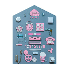 Casetta in legno Montessori - Rosa - Unlimitedkids