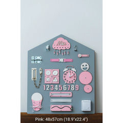 Casetta in legno Montessori - Rosa - Unlimitedkids