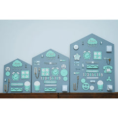 Montessori Holzbretthaus - Grün - Unlimitedkids