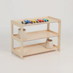 Montessori Shelf with Three Sections - Shelves - Katehaa