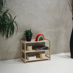 Montessori Shelf with Three Sections - Shelves - Katehaa