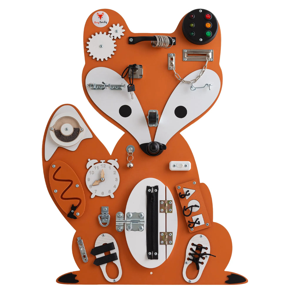 Montessori Tabuľa - Líška Hubbie - Foxy Family