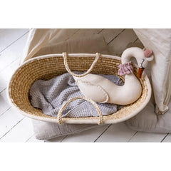 Newborn Sensory Blanket - Light gray - 70x50cm - Blankets - Happy Moses