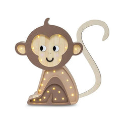 Monkey Lamp - Little Lights - Wooden Lamps
