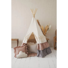 Teepee Tent - with Ruffles - Moi Mili