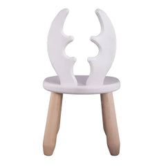 Wooden Children's Chair Natur White Deer - Wooden and Plastic Sets - Kidozia