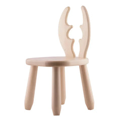 Wooden Children's Chair Natur Deer - Wooden and Plastic Sets - Kidozia
