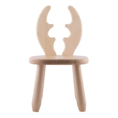 Wooden Children's Chair Natur Deer - Wooden and Plastic Sets - Kidozia