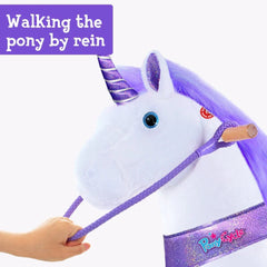 Ponycycle vedantys dirželiai - Violetiniai