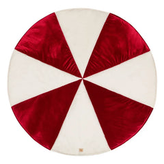 Tapis rond patchwork de Noël - Moi Mili - Tapis