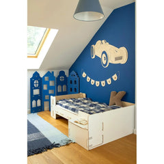 Retro Car - Formula 1 Wooden Wall Decoration Size s - 105cmx57cm - Wall Decorations - Cut It Now