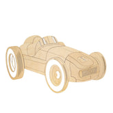 Retro Auto - Formule 1 Dřevěná Nástěnná Dekorace Velikost s - 105cmx57cm - Nástěnné Dekorace - Cut It Now