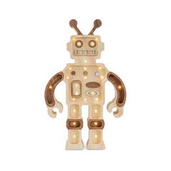 Robot Lampa - Drevené Lampy - Little Lights