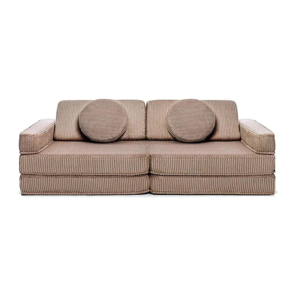 Divano Playset - Velluto a coste originale - cioccolato - Set Divani - Shappy