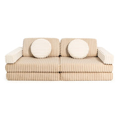 Siddesæt - Play Sofa Pure Corduroy Waffle - Siddesæt - Shappy