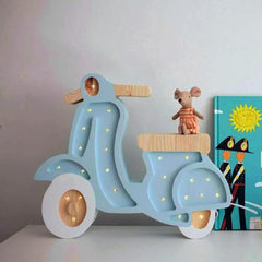 Lampada Scooter - Piccole Luci - Lampade in Legno