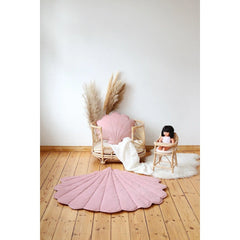 Serviette en velours rose - Moi Mili - Serviettes