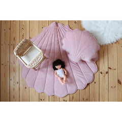 Serviette en velours rose - Moi Mili - Serviettes