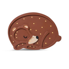Sleeping Bear Lamp - Little Lights - Wooden Lamps