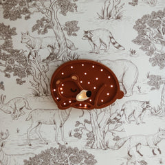 Sleeping Bear Lamp - Little Lights - Wooden Lamps