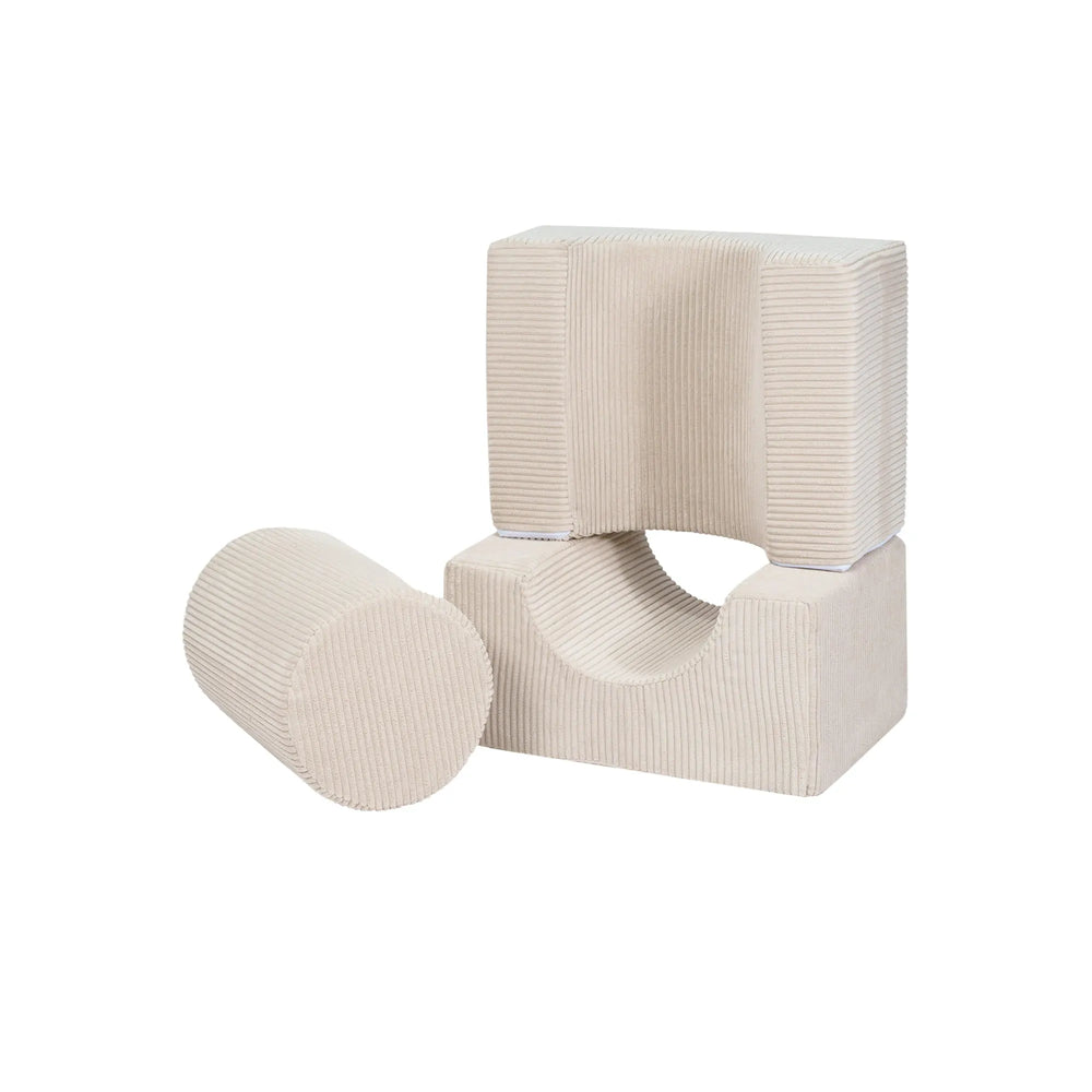 Set di Forme Estetiche 3 Elementi Ecru - Set da Gioco - Meowbaby