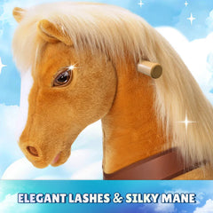 Jazdecký Koník - Svetlohnedý - Model y - Jazdecké Koníky - Ponycycle