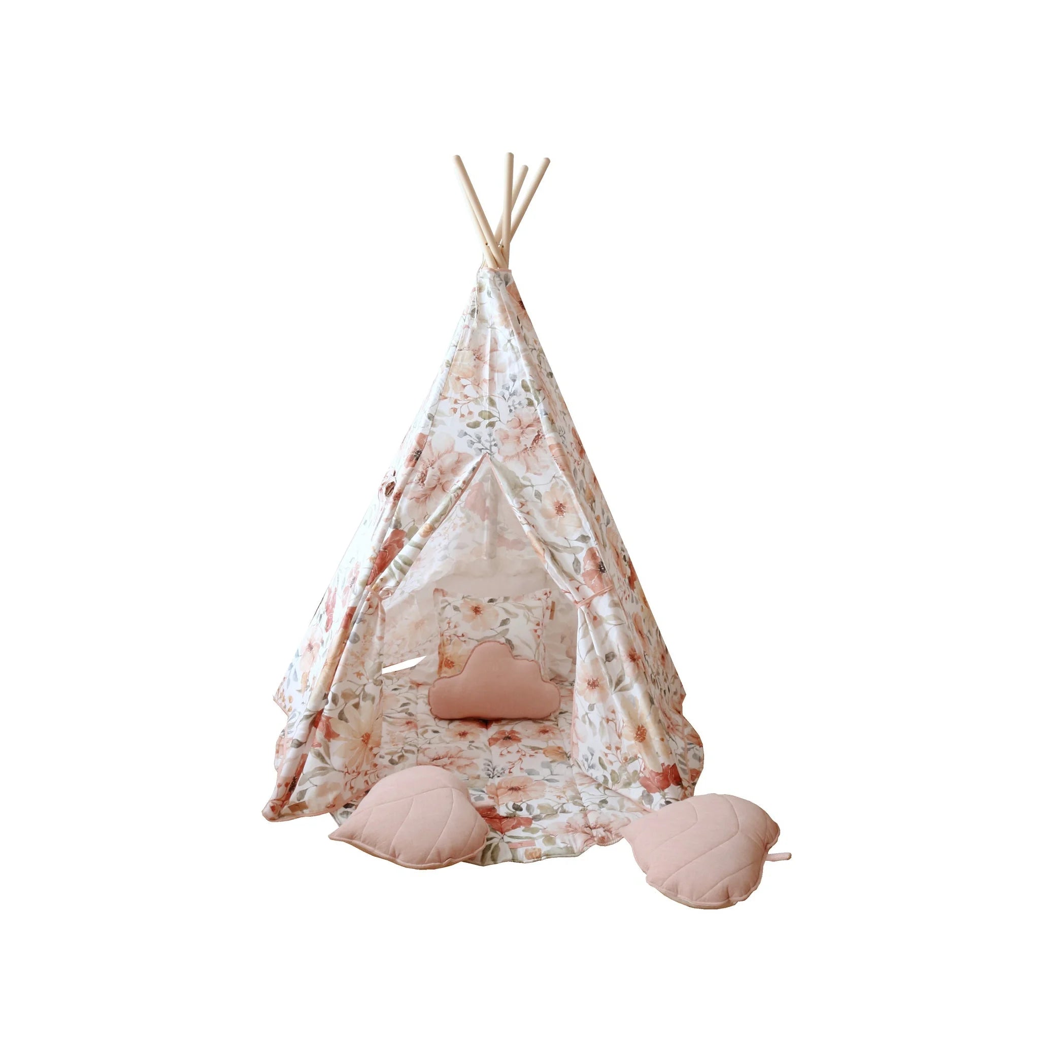 Blumen Power Teepee und Matte Set für Kinder –