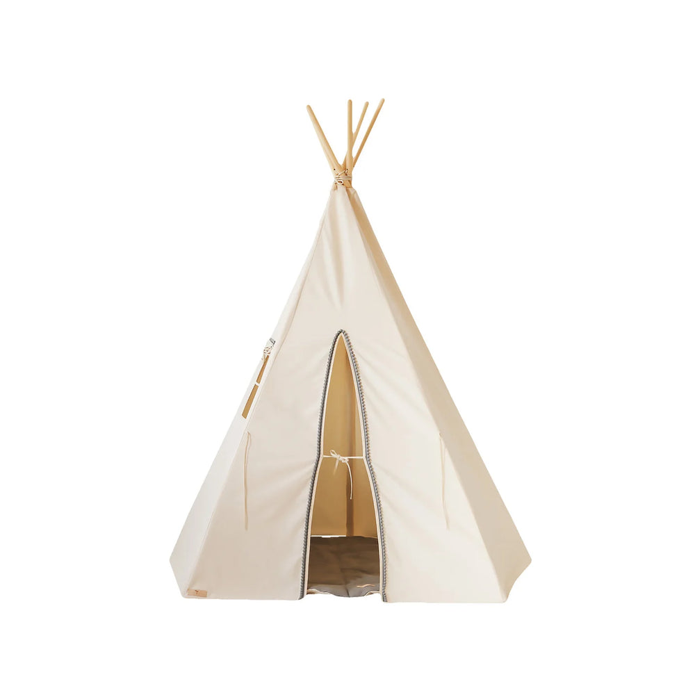 Teepee Stan - Sivý s Pompónmi - Moi Mili