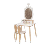 Princess Dressing Table - Crown - Montessori Mirror Set - Family