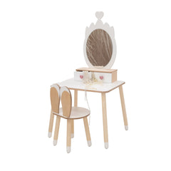 Princess Dressing Table - Crown - Montessori Mirror Set - Family