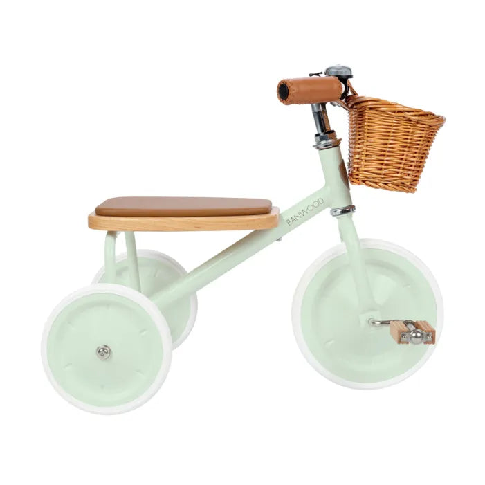 Triciclo Vintage - Menta Chiaro - Banwood - Tricicli