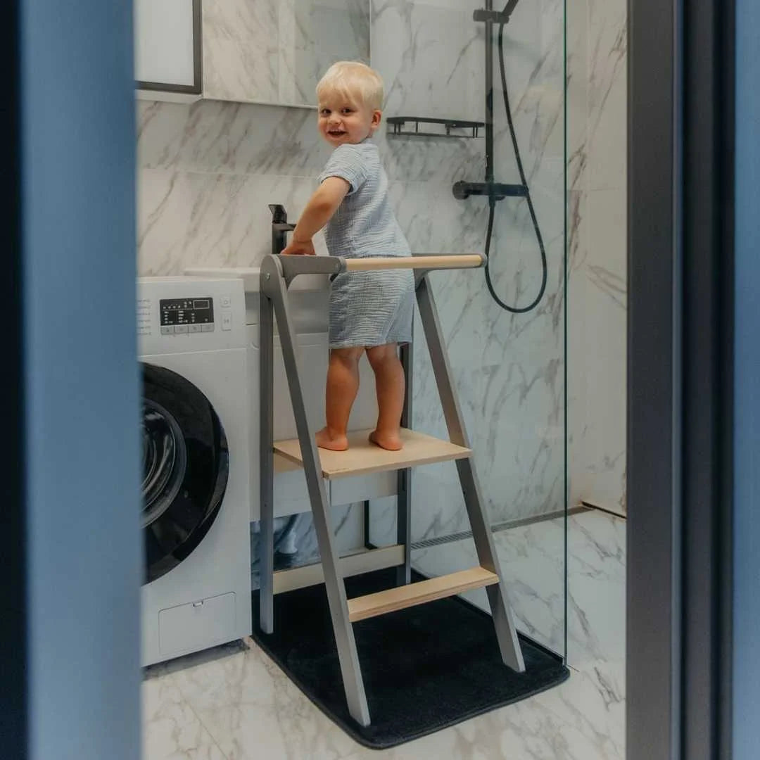 Montessori-oppitorni irrotettavalla kaiteella - Leg&go