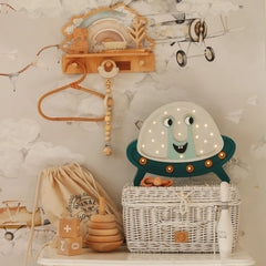 Lampe OVNI - Petites lumières - Lampes en bois