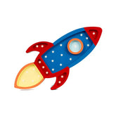 Vesmírná Raketa Lampa - Little Lights - Dřevěné Lampy