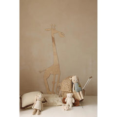 Giraffe - Wanddekoration aus Holz im Safari-Stil m Größe - 175cmx70cm - Wand - Jetzt zuschneiden