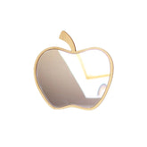 Apple Mirror - Safe Acrylic and Wooden Mirror for Kids - 30cmx30cm - Wall Decoration - Cut It Now