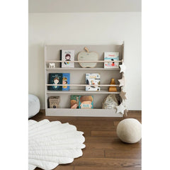 Apple Mirror - Safe Acrylic and Wooden Mirror for Kids - 30cmx30cm - Wall Decoration - Cut It Now